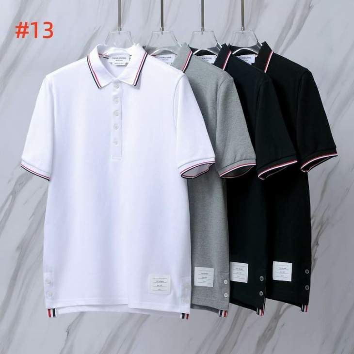Picture of Thom Browne Polo Shirts Short _SKUThomBrowneM-2XL12yr2625435